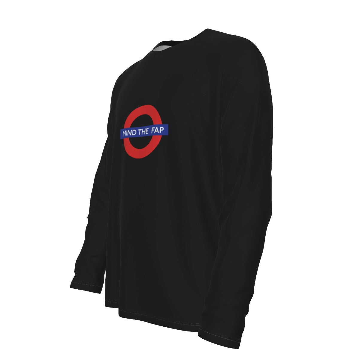 Mind the Fap Raglan Long Sleeve T-Shirt