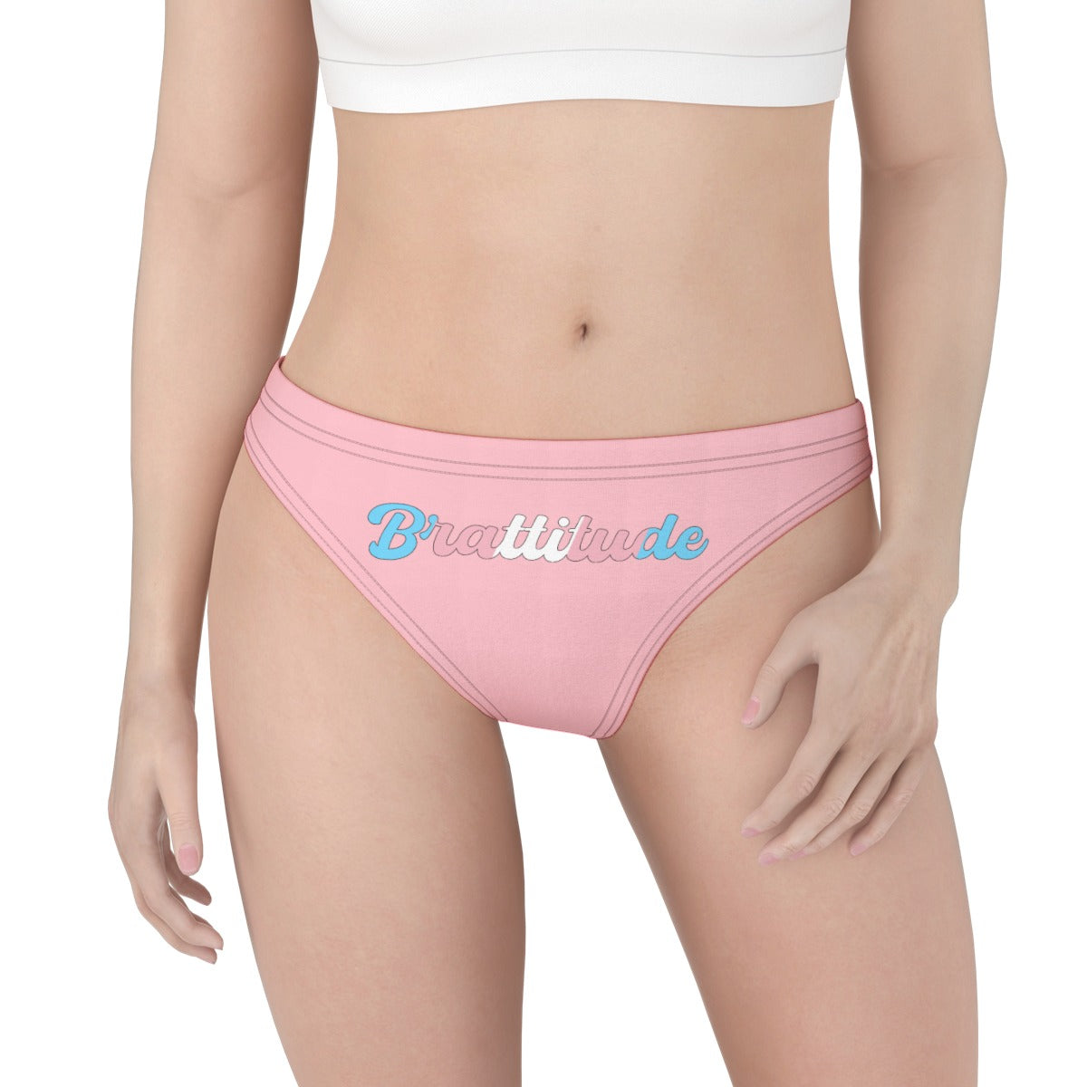 Brattitude Trans Flag Low Waist Jersey Brief