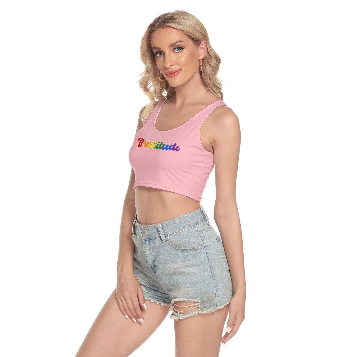 Brattitude PRIDE Sport Crop Top