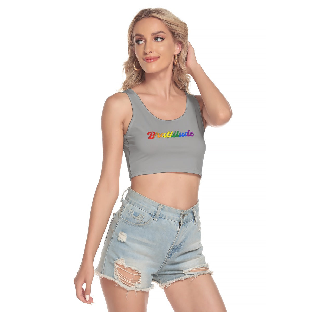 Brattitude PRIDE Sport Crop Top