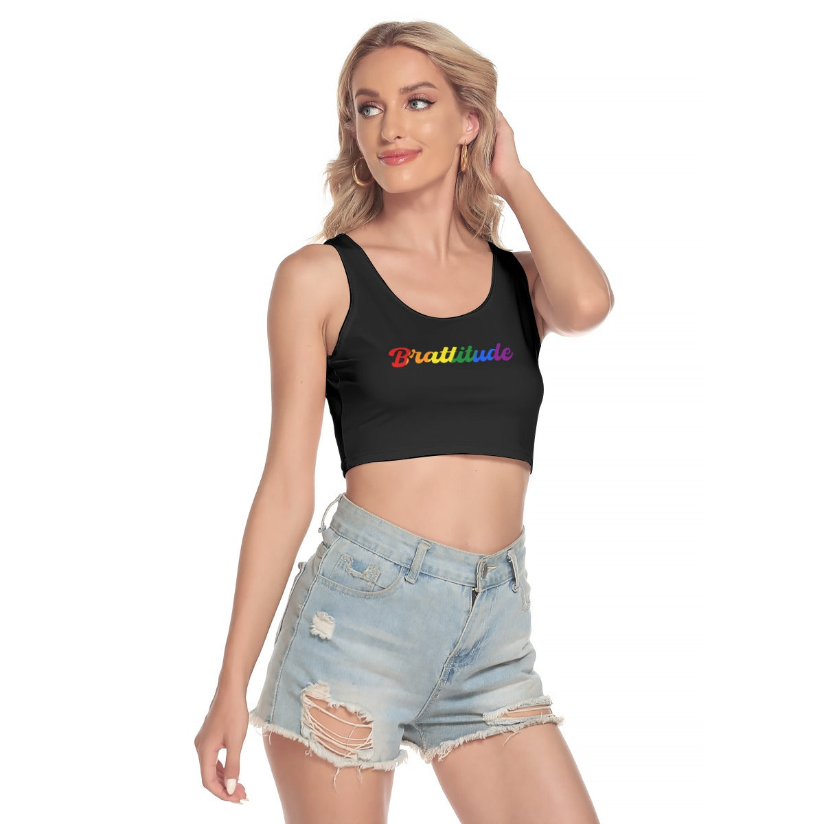 Brattitude PRIDE Sport Crop Top