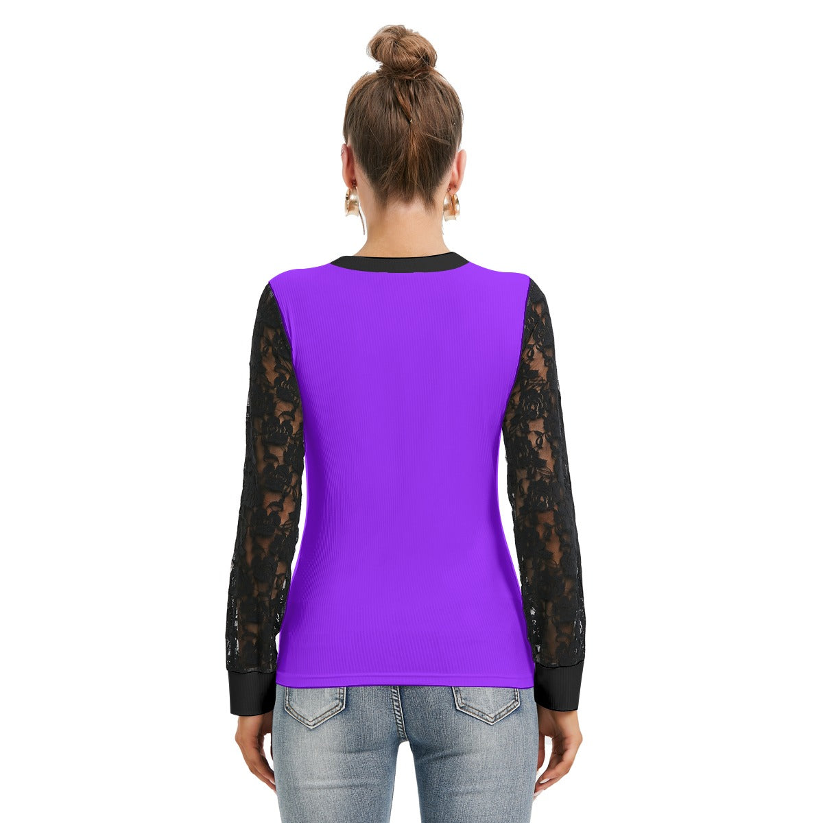 Triskelion Black Laced Long Sleeve T-Shirt