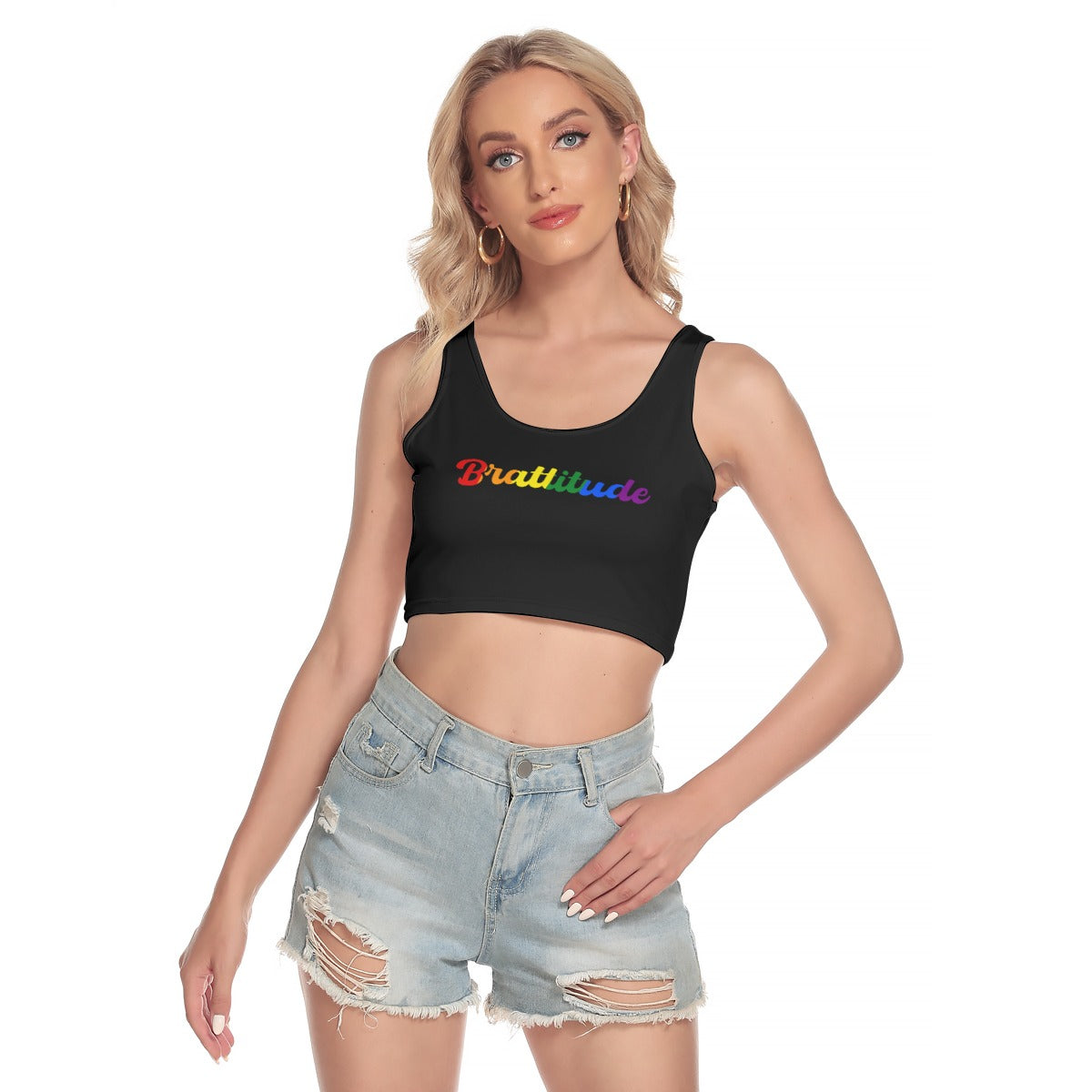 Brattitude PRIDE Sport Crop Top