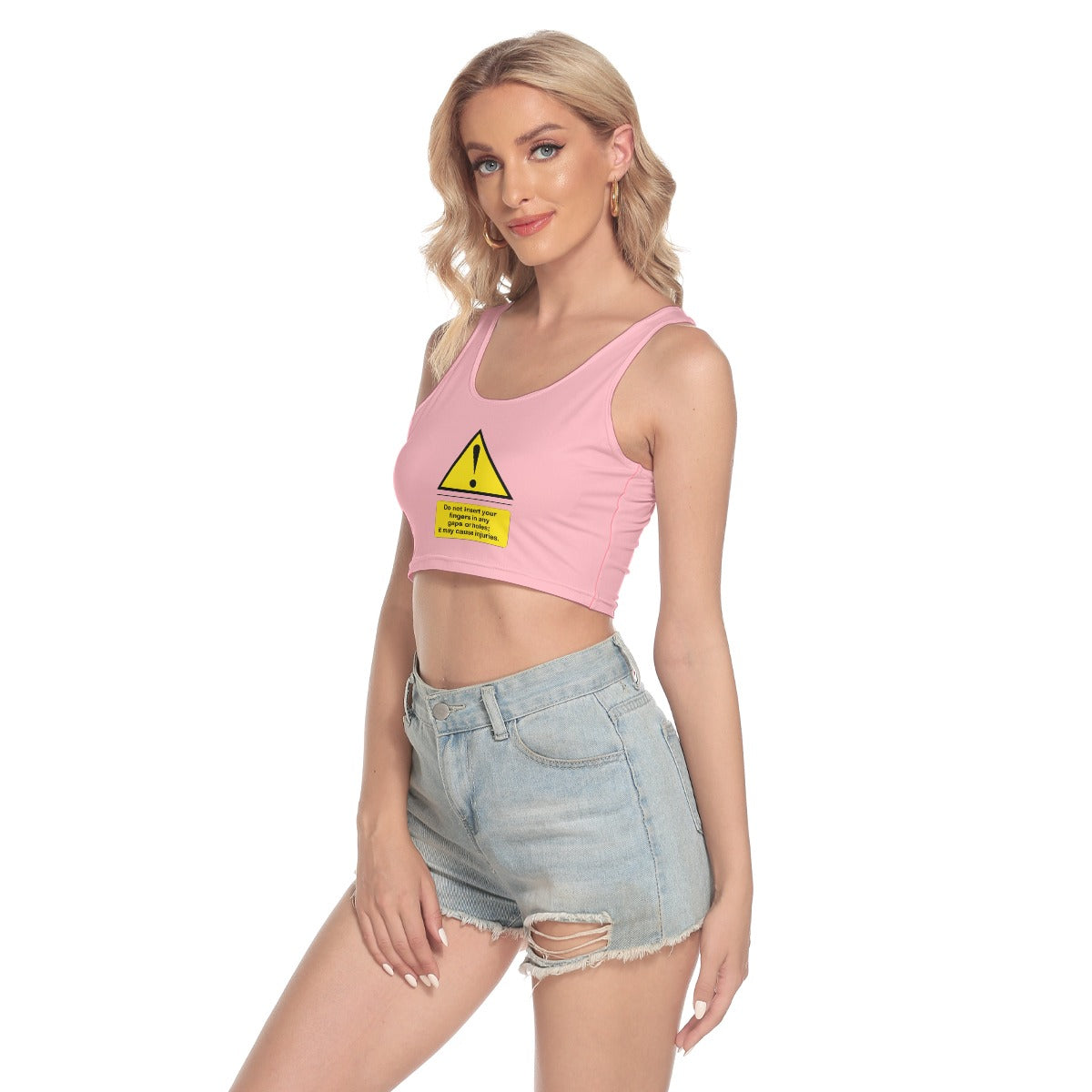Shock Warning Sport Crop Top