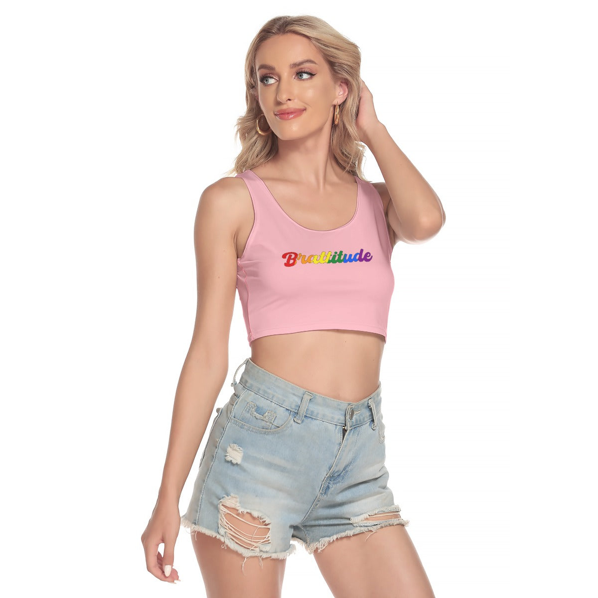 Brattitude PRIDE Sport Crop Top