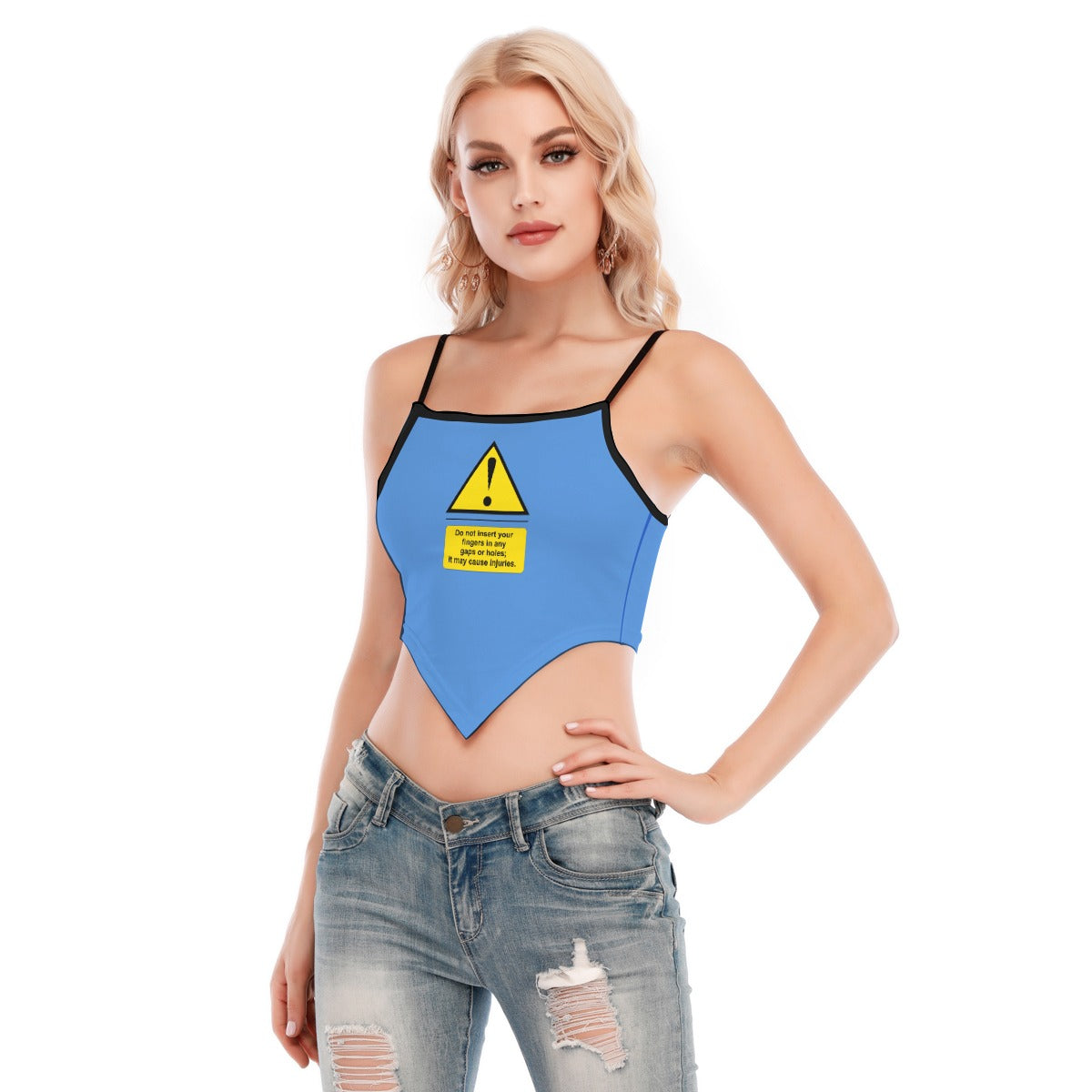 Shock Warning Cami Tube Top