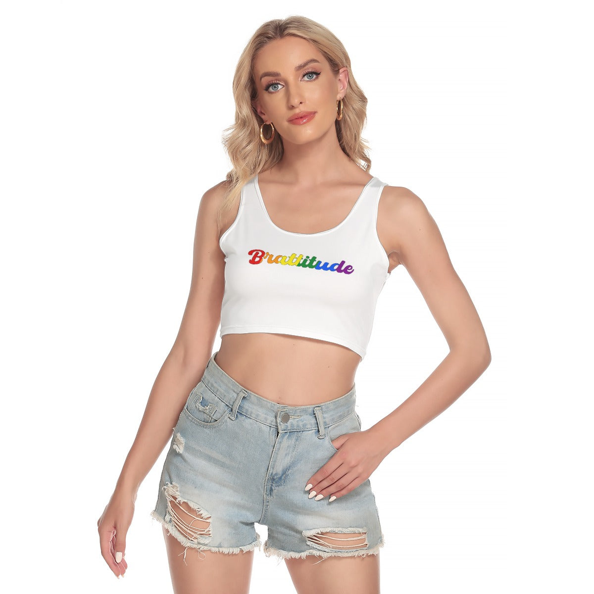Brattitude PRIDE Sport Crop Top