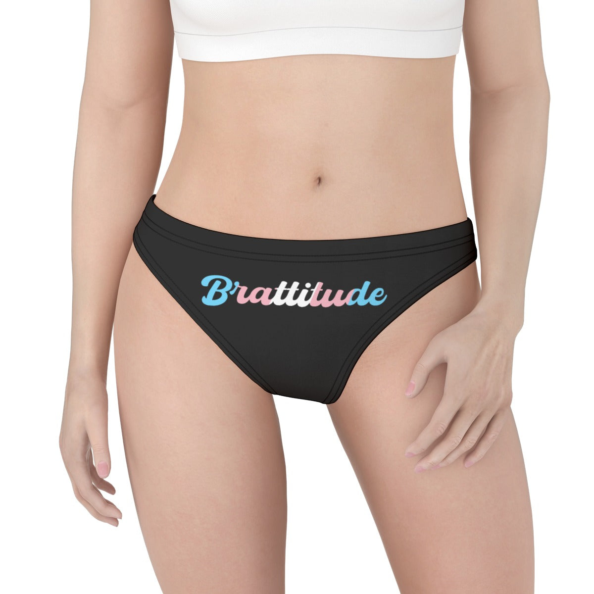 Brattitude Trans Flag Low Waist Jersey Brief