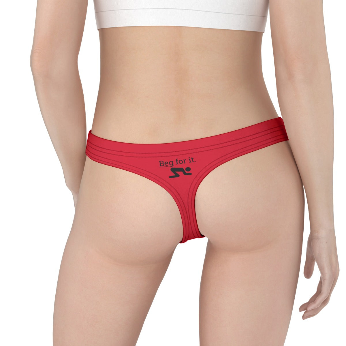 Beg For It Low Waist Jersey Brief