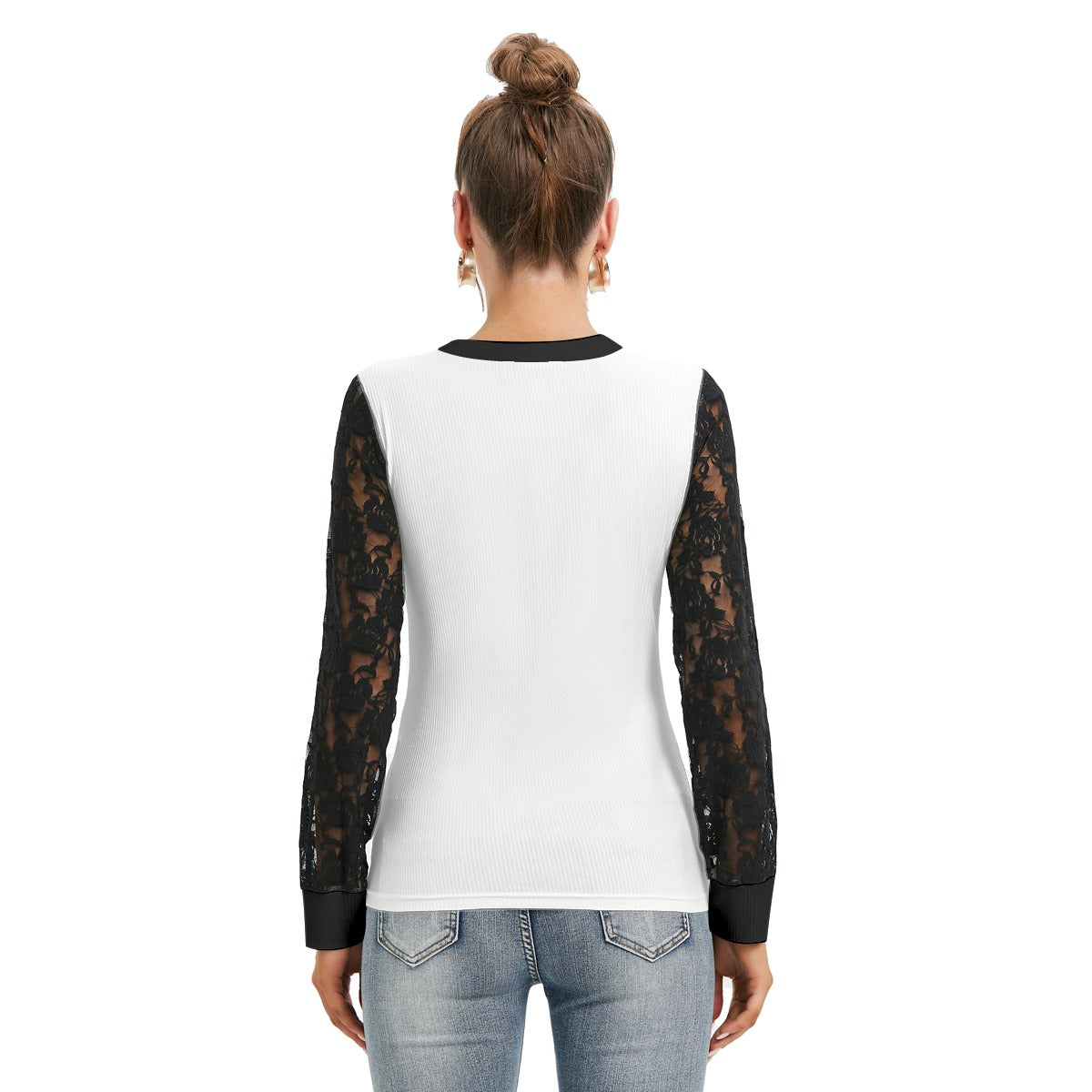 Triskelion Black Laced Long Sleeve T-Shirt