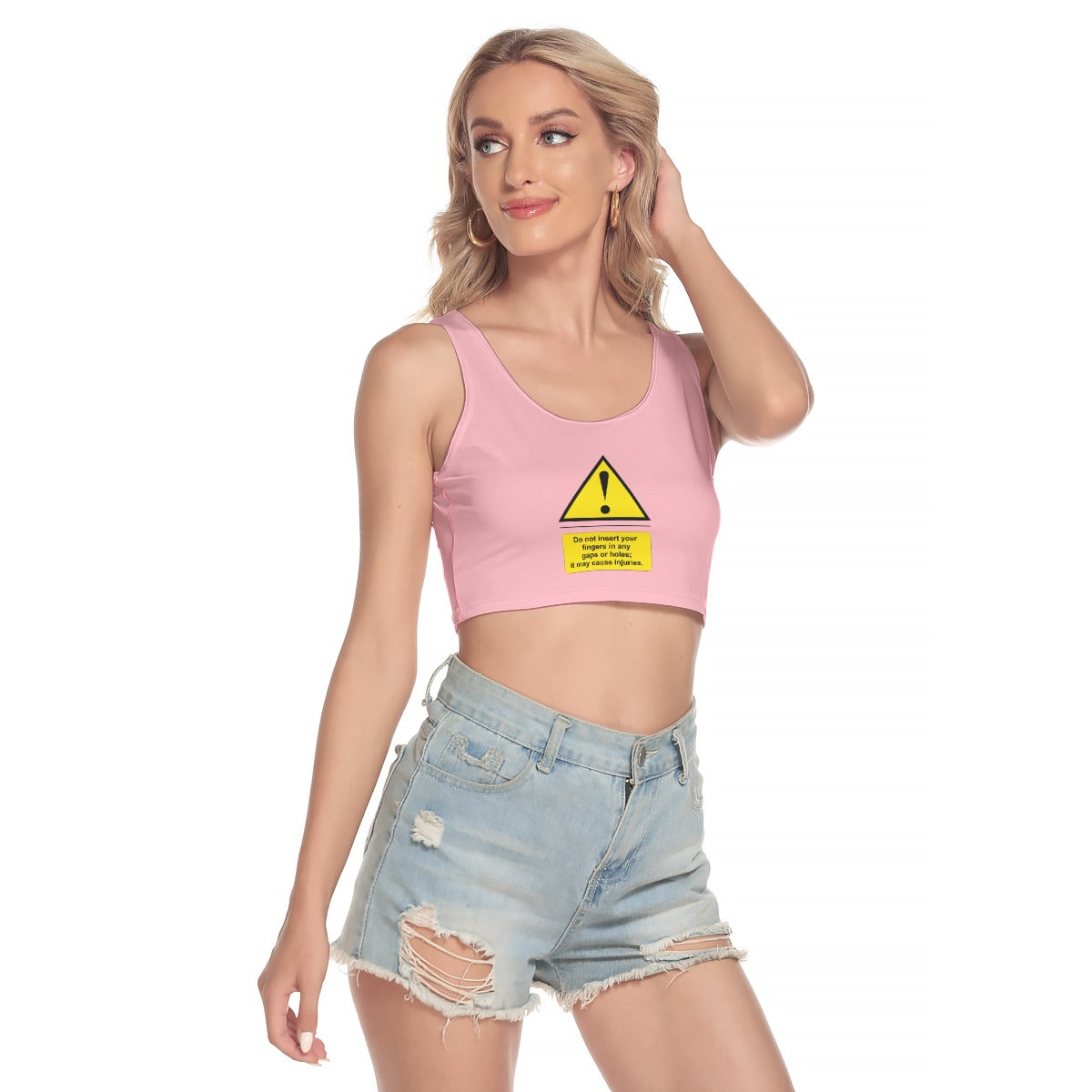 Shock Warning Sport Crop Top