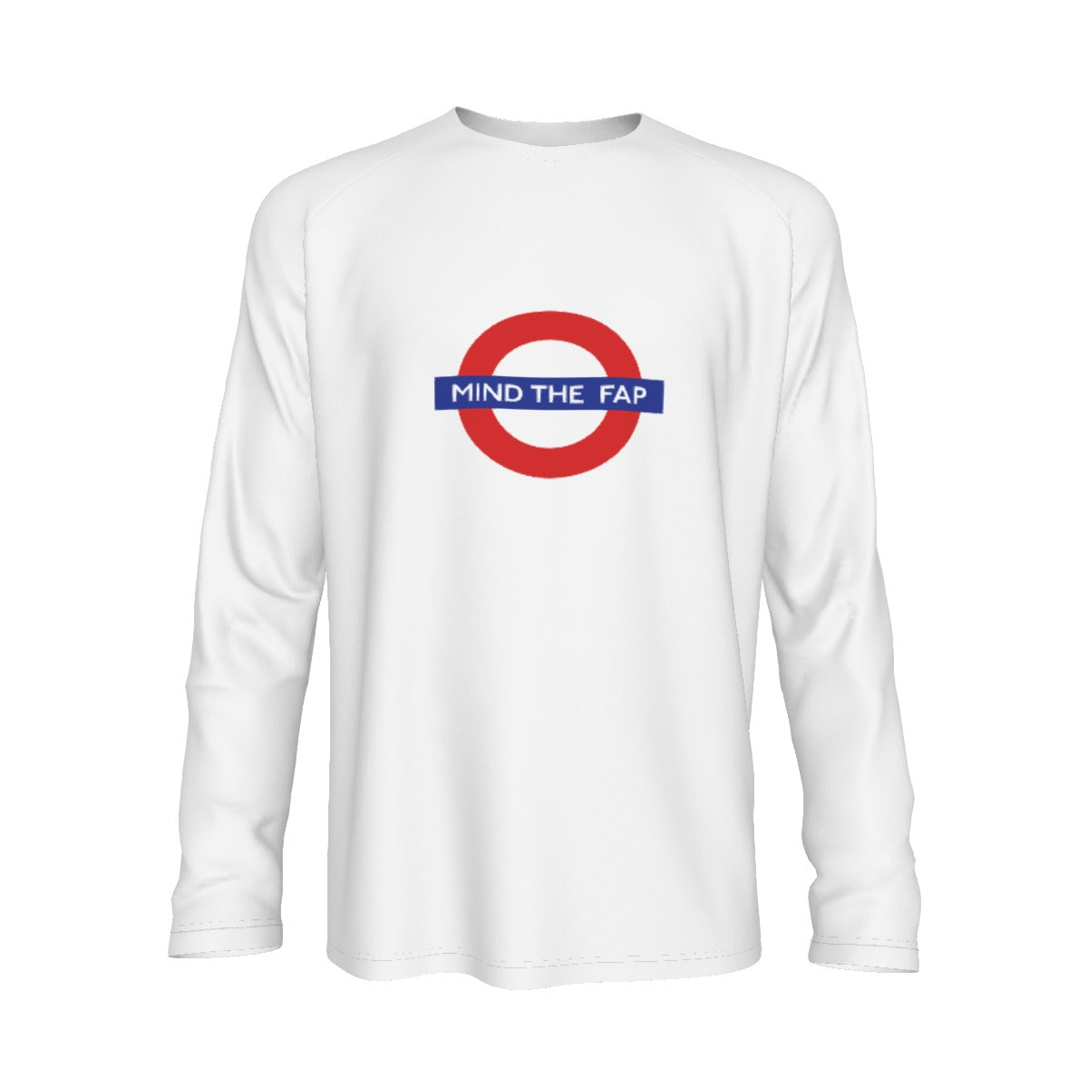 Mind the Fap Raglan Long Sleeve T-Shirt