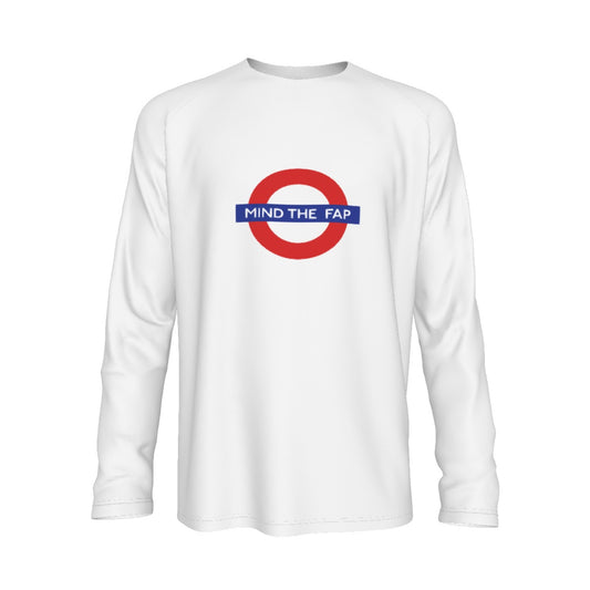 Mind the Fap Raglan Long Sleeve T-Shirt