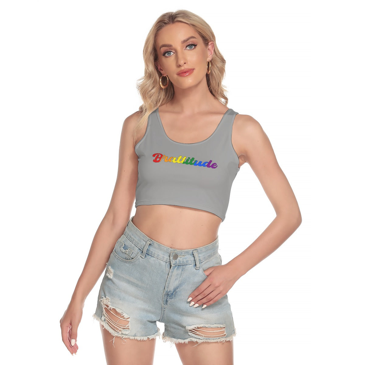 Brattitude PRIDE Sport Crop Top
