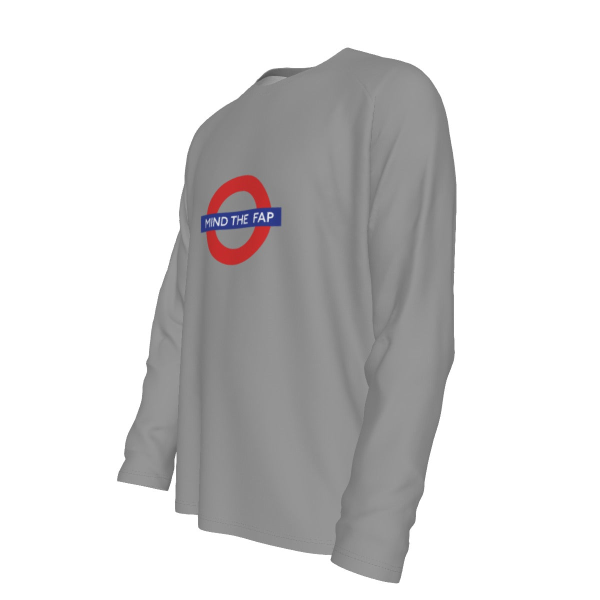 Mind the Fap Raglan Long Sleeve T-Shirt