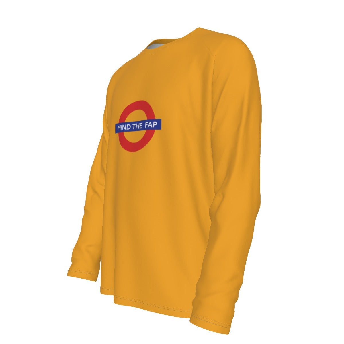 Mind the Fap Raglan Long Sleeve T-Shirt