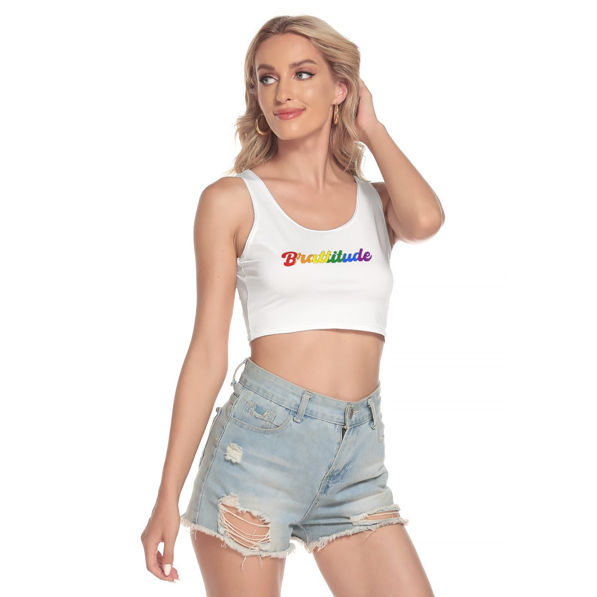 Brattitude PRIDE Sport Crop Top