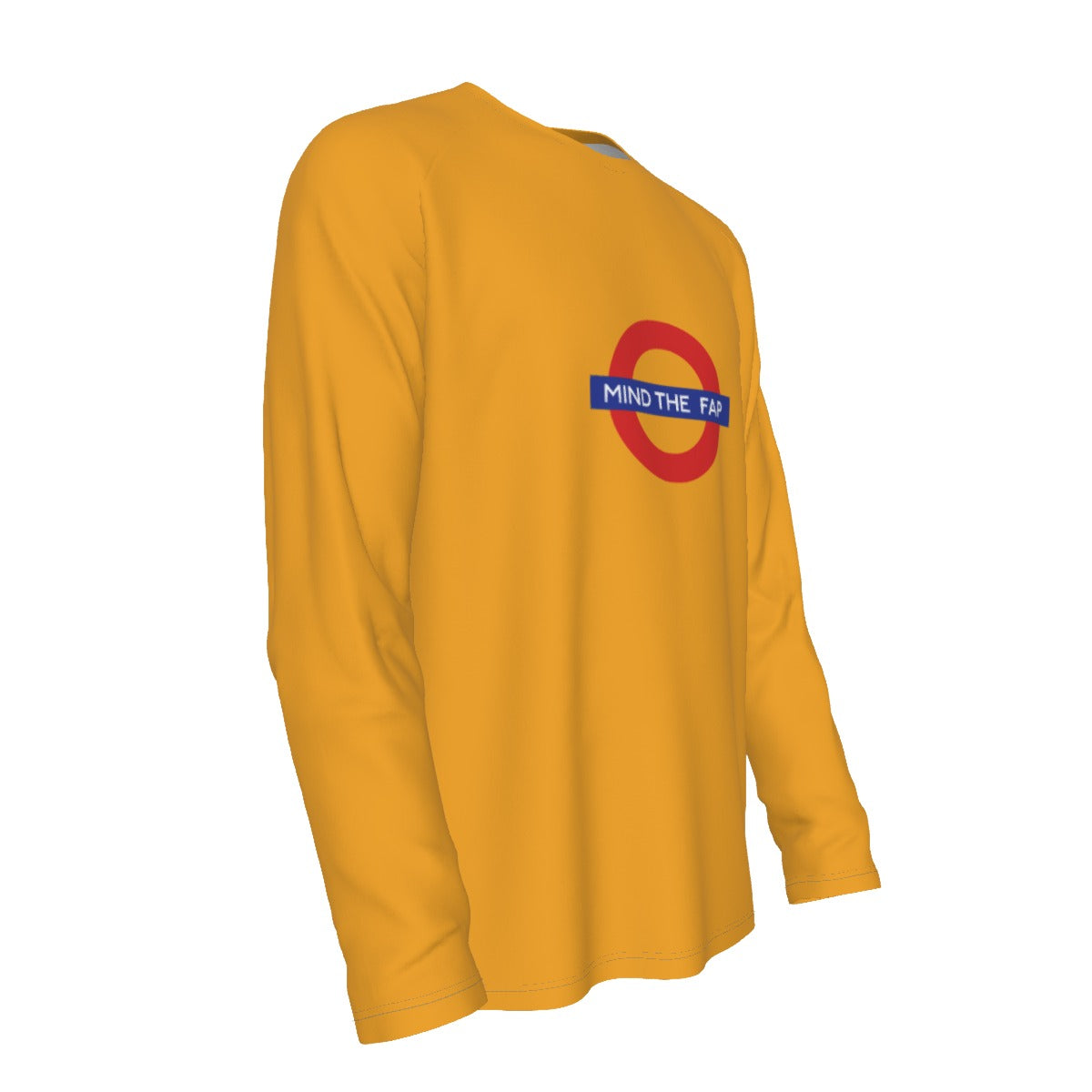 Mind the Fap Raglan Long Sleeve T-Shirt