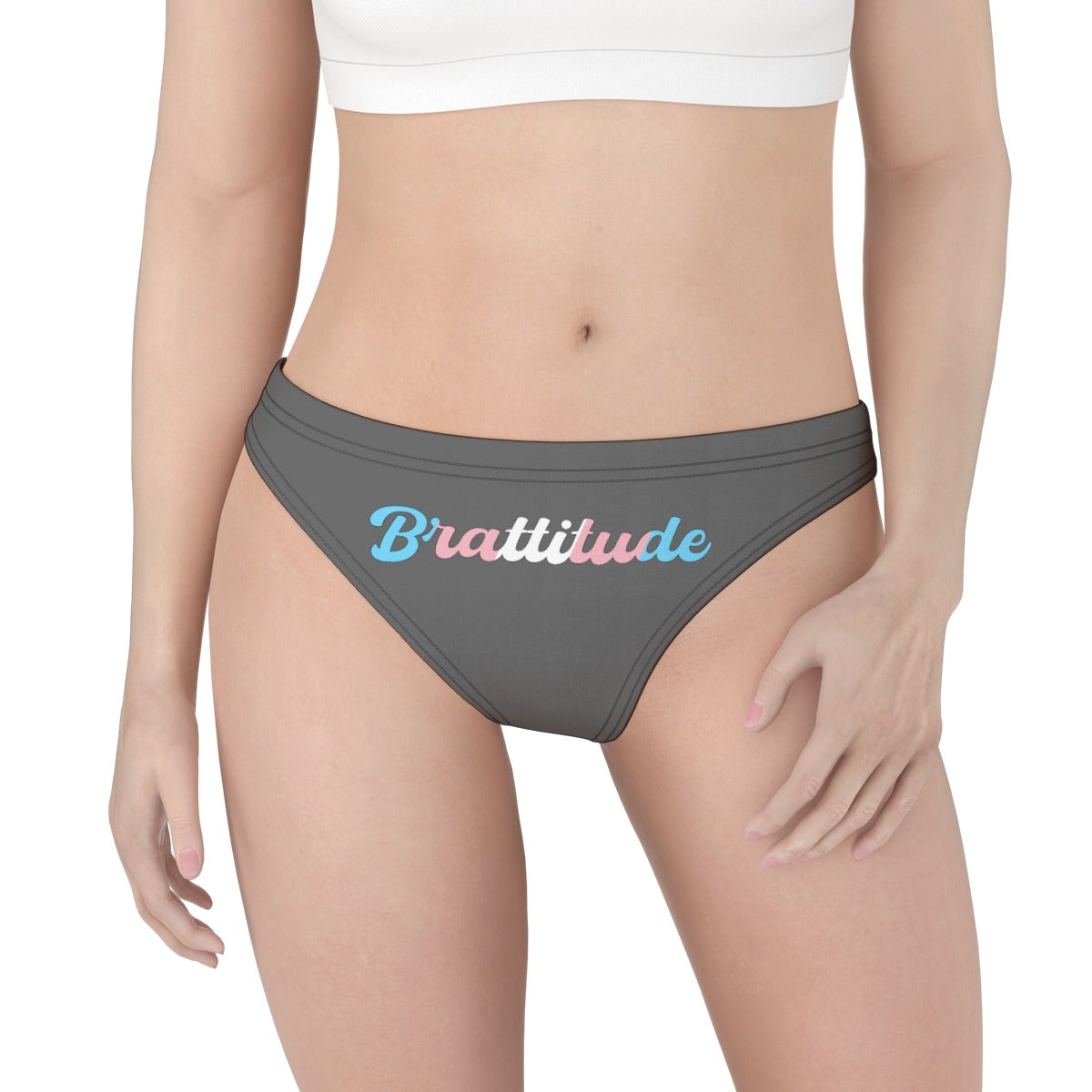 Brattitude Trans Flag Low Waist Jersey Brief