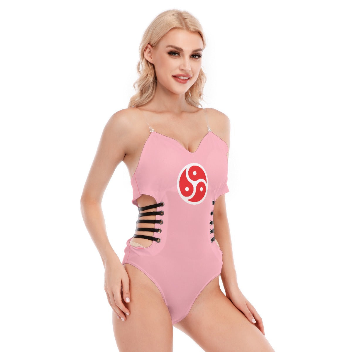 Triskelion Black Strap Bodysuit