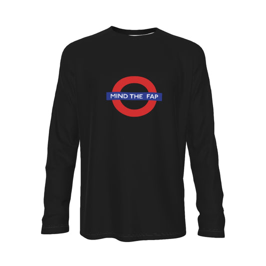 Mind the Fap Raglan Long Sleeve T-Shirt